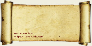 Andjelina Stojnić vizit kartica